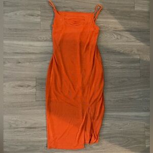 Cowl Neck Midi Dress